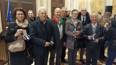 Soci ANEI Insigniti con la medaglia 27 gen 2025