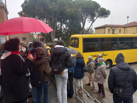 12 feb 2026 Visita della scuola Maffei di Vicenza al Museo dell'internamento di Padova